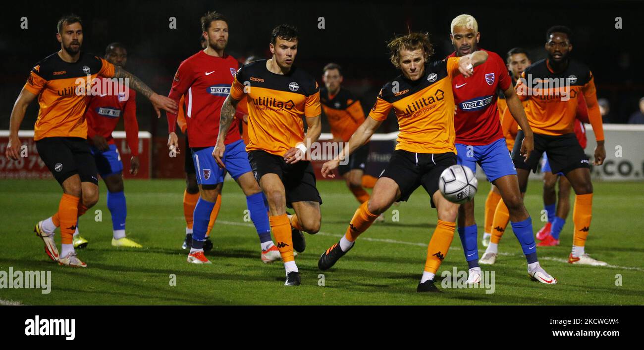 Tom Whelan of Eastleigh during Vanarama National League match between