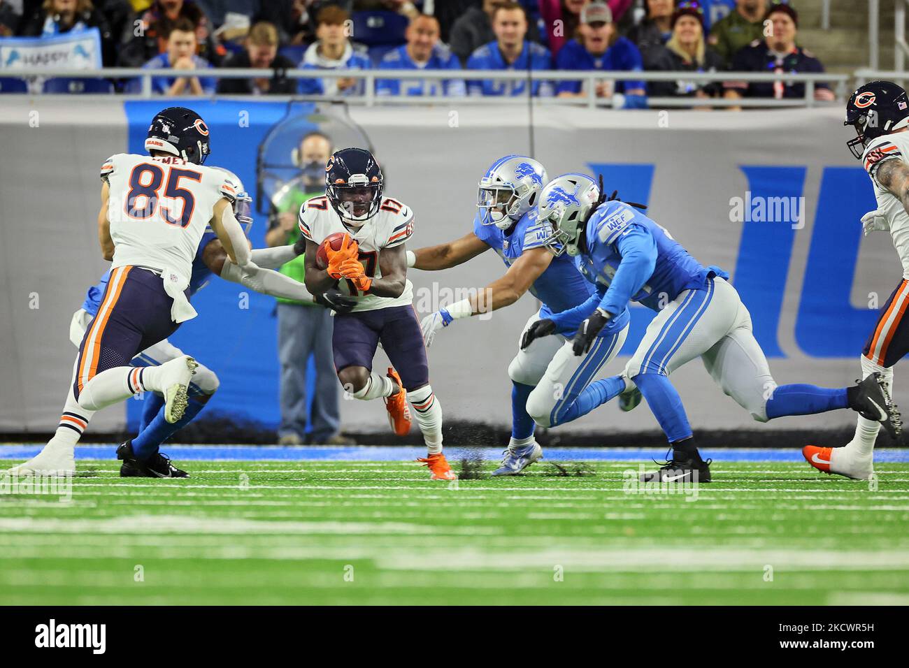 February 3, 2022: San Francisco 49ers wide receiver Deebo Samuel (19), Chicago  Bears wide receiver Jakeem Grant Sr. (17), and Dallas Cowboys wide receiver  Ceedee Lamb (88) during the NFC Pro Bowl