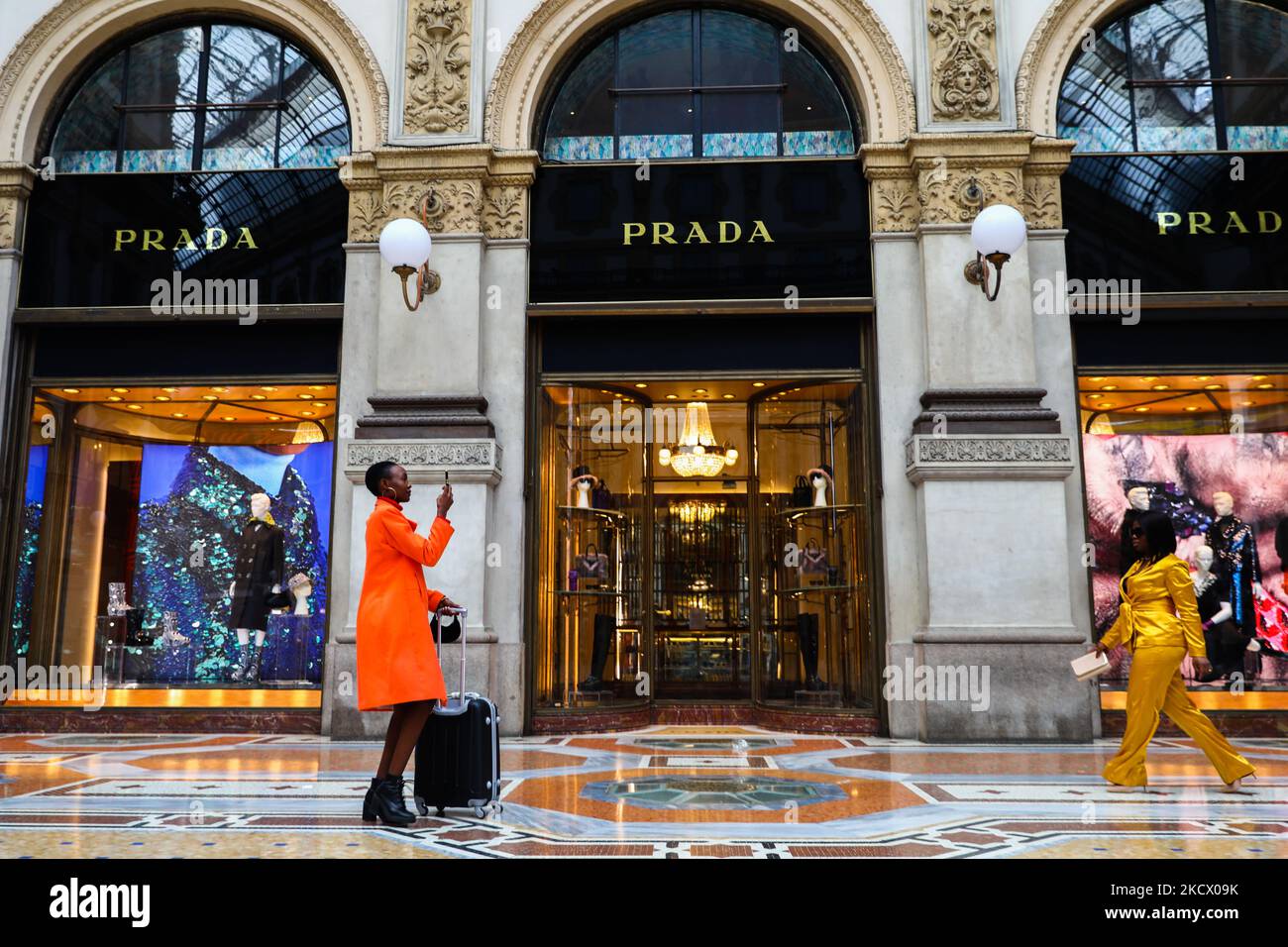 Prada store in Milan, Italy – Stock Editorial Photo © Madrabothair #54746601