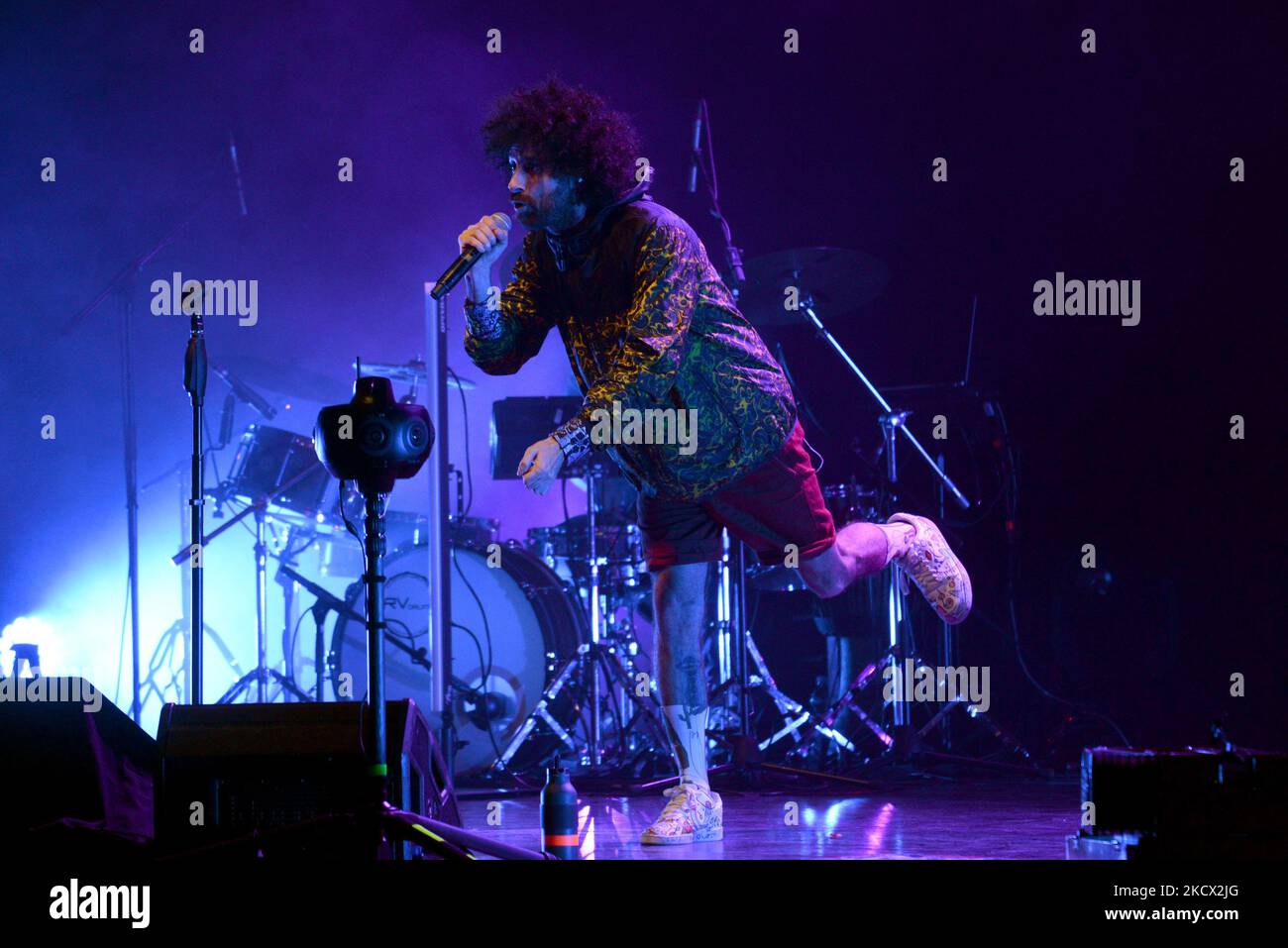 Gio Evan, Singer during the Italian singer Music Concert “Abissaleâ