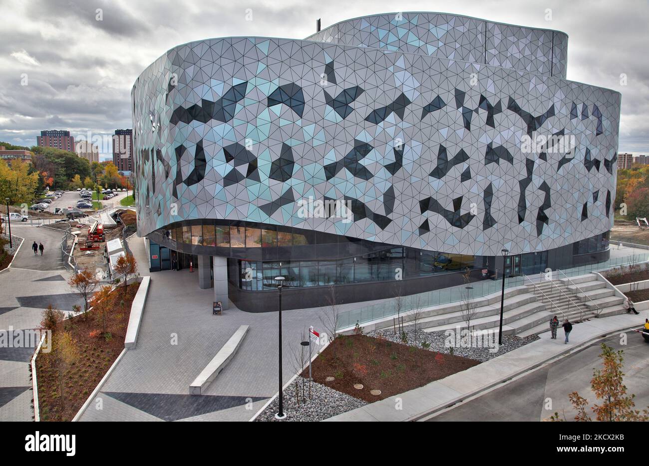 The newly constructed Bergeron Centre for Engineering Excellence at York University in Toronto, Ontario, Canada. (Photo by Creative Touch Imaging Ltd./NurPhoto) Stock Photo