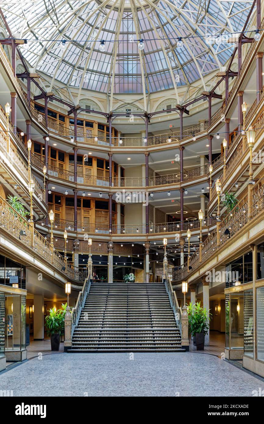 The Arcade, 401 Euclid Avenue, shopping center now includes Hyatt