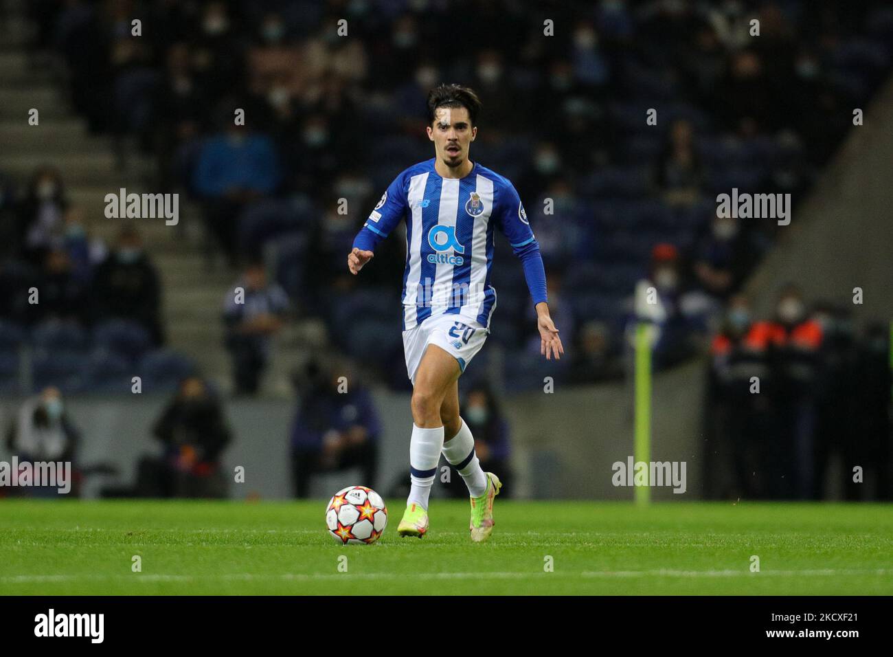 Porto s Portuguese Midfielder Vitinha In Action During The UEFA Porto s Portuguese Midfielder Vitinha In Action During The UEFA