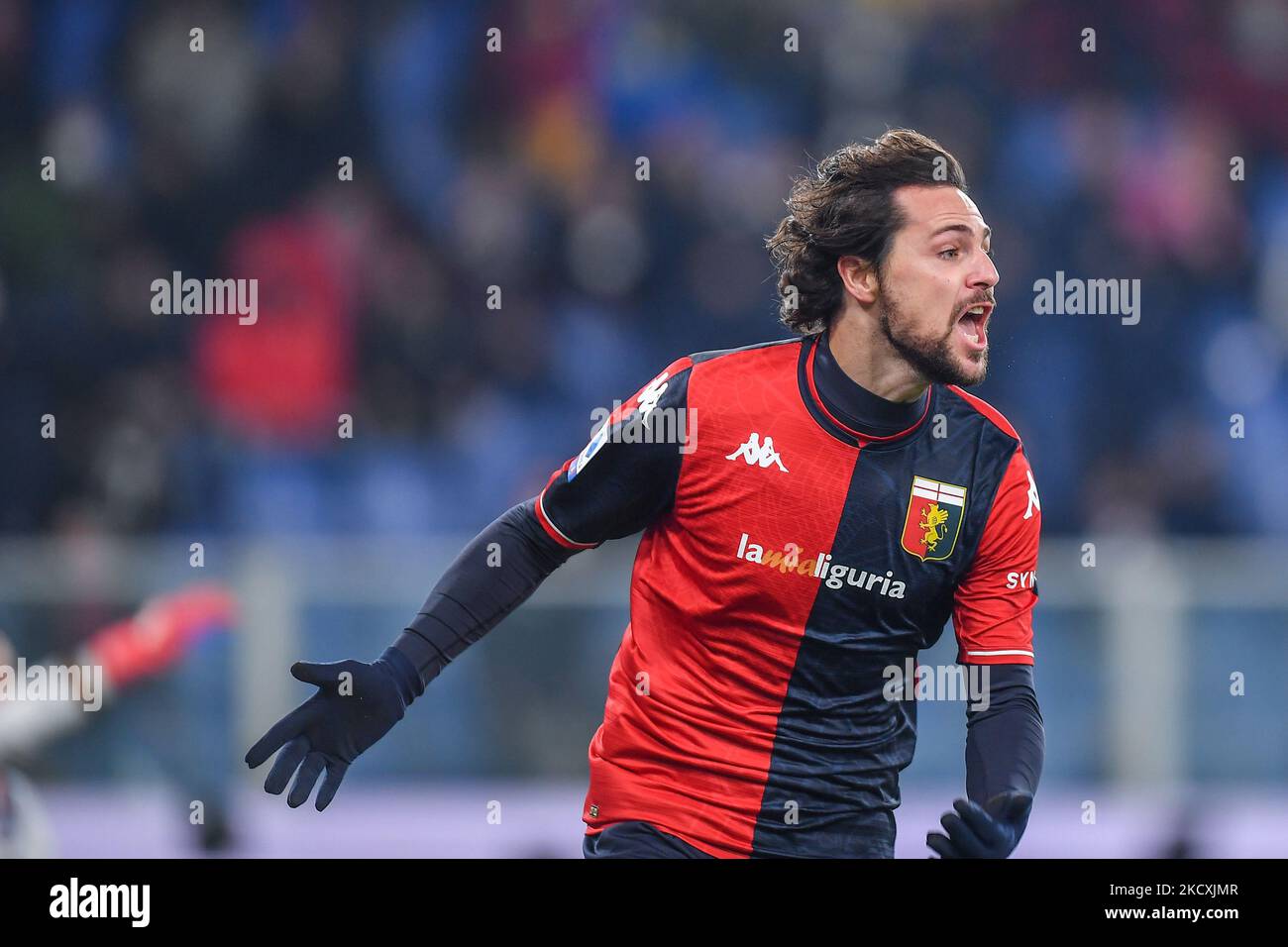 Team Genoa disappointment supporters during UC Sampdoria vs Genoa CFC,  italian soccer Serie A match in Genova, Italy, April 30 2022 Stock Photo -  Alamy