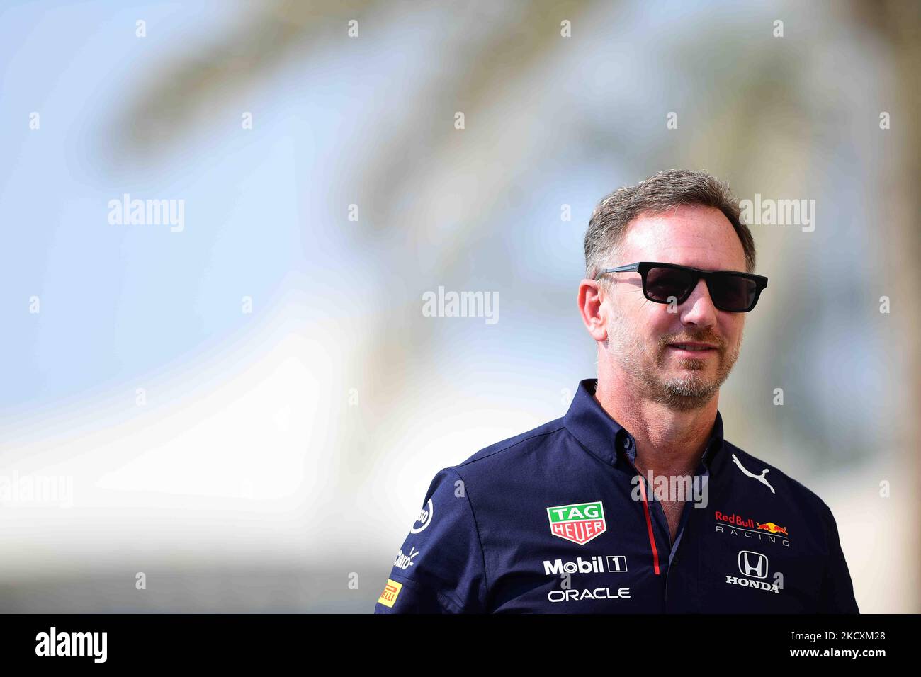 RedBull Racing team principal Christian Horner arrived in to the ...