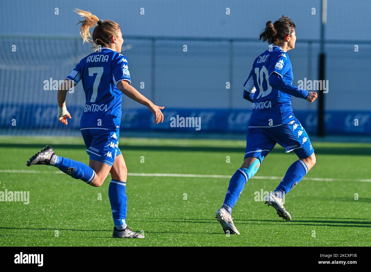 Federica Cafferata of ACF Fiorentina Women in action during the 2021/2022  Serie A Women's Championship match between Juventus FC and ACF Fiorentina  Wo Stock Photo - Alamy