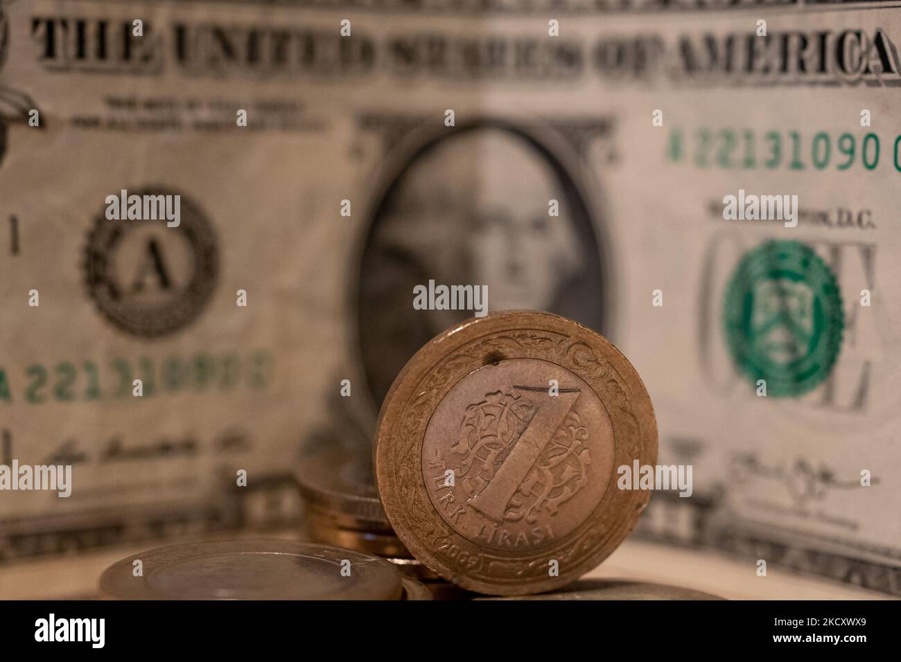 The Turkish lira fell as much as 7 to a record low of around 15 to the