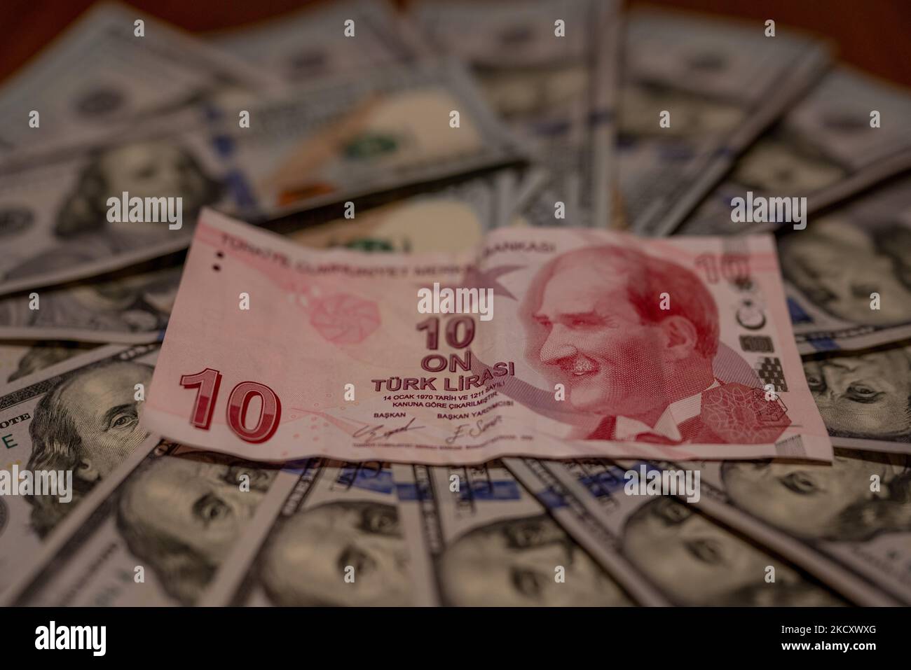 The Turkish lira fell as much as 7 to a record low of around 15 to the