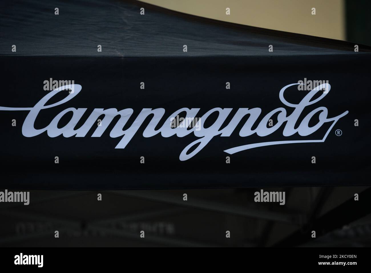 Logo of the Campagnolo bicycle component company. On Tuesday, October