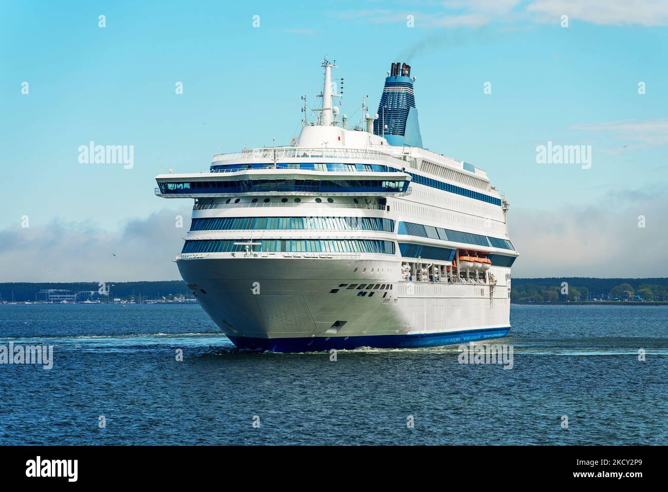 Cruise ship in the open sea Stock Photo - Alamy