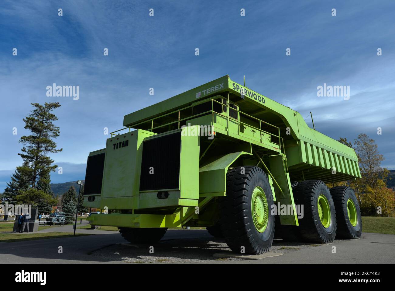 Terex Titan, one time the largest truck in the world, along the