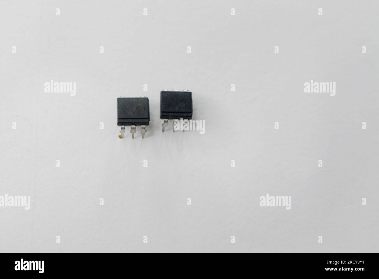 The optocoupler IC consists of gallium arsenide infrared LED and a ...