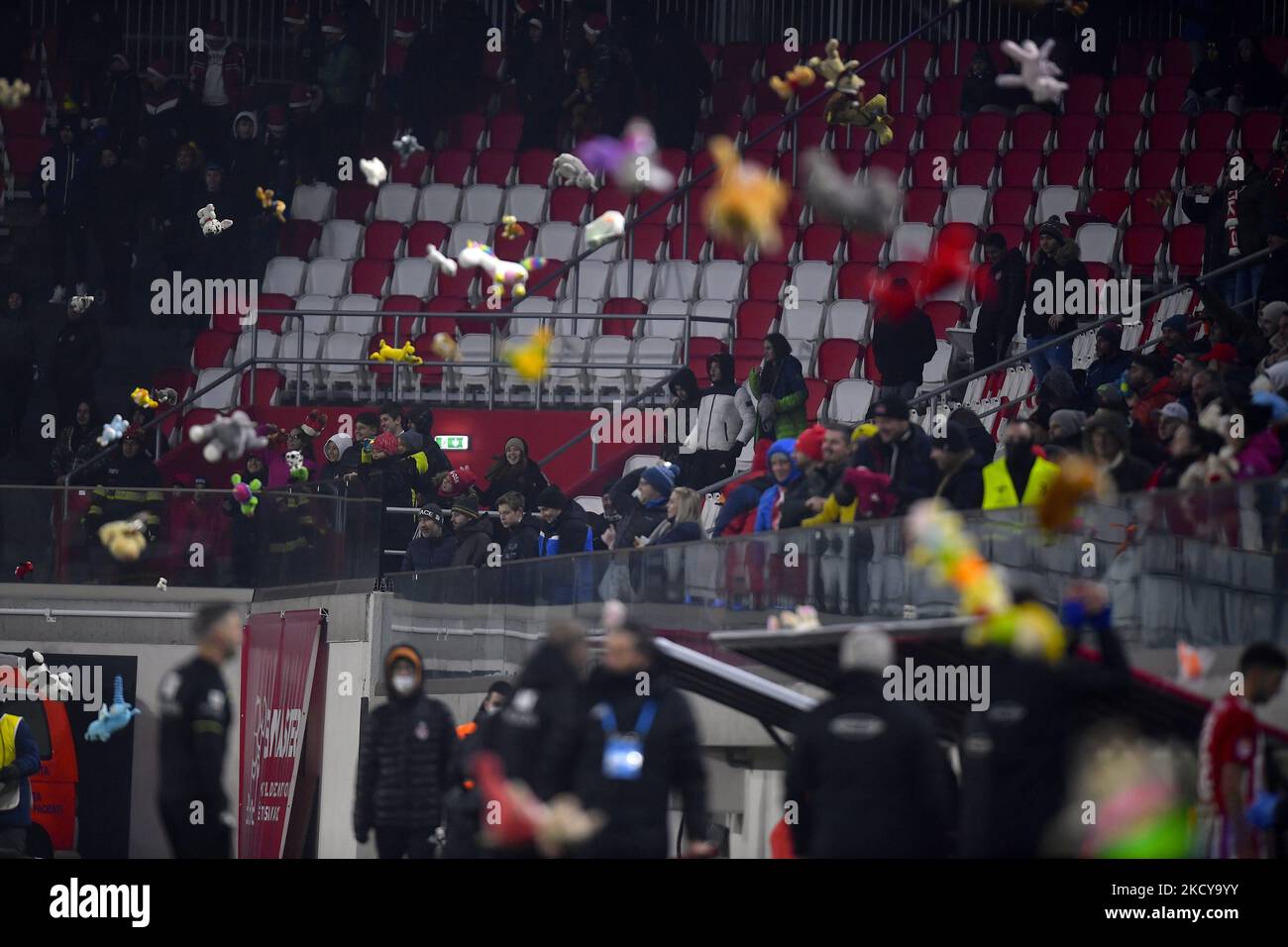 Cristiano Pereira Figueiredo goalkeeper of FC Hermannstadt reacts