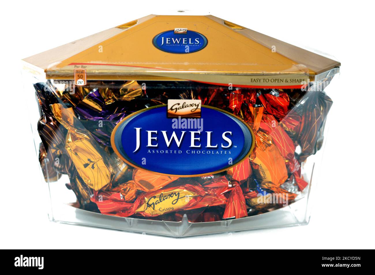 Cairo, Egypt, November 1 2022 Galaxy jewels assorted milk and dark