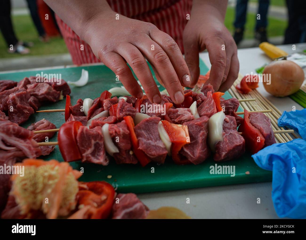 Lindsey Herklotz of Irvings's Farm in Edmonton, seen during the Black