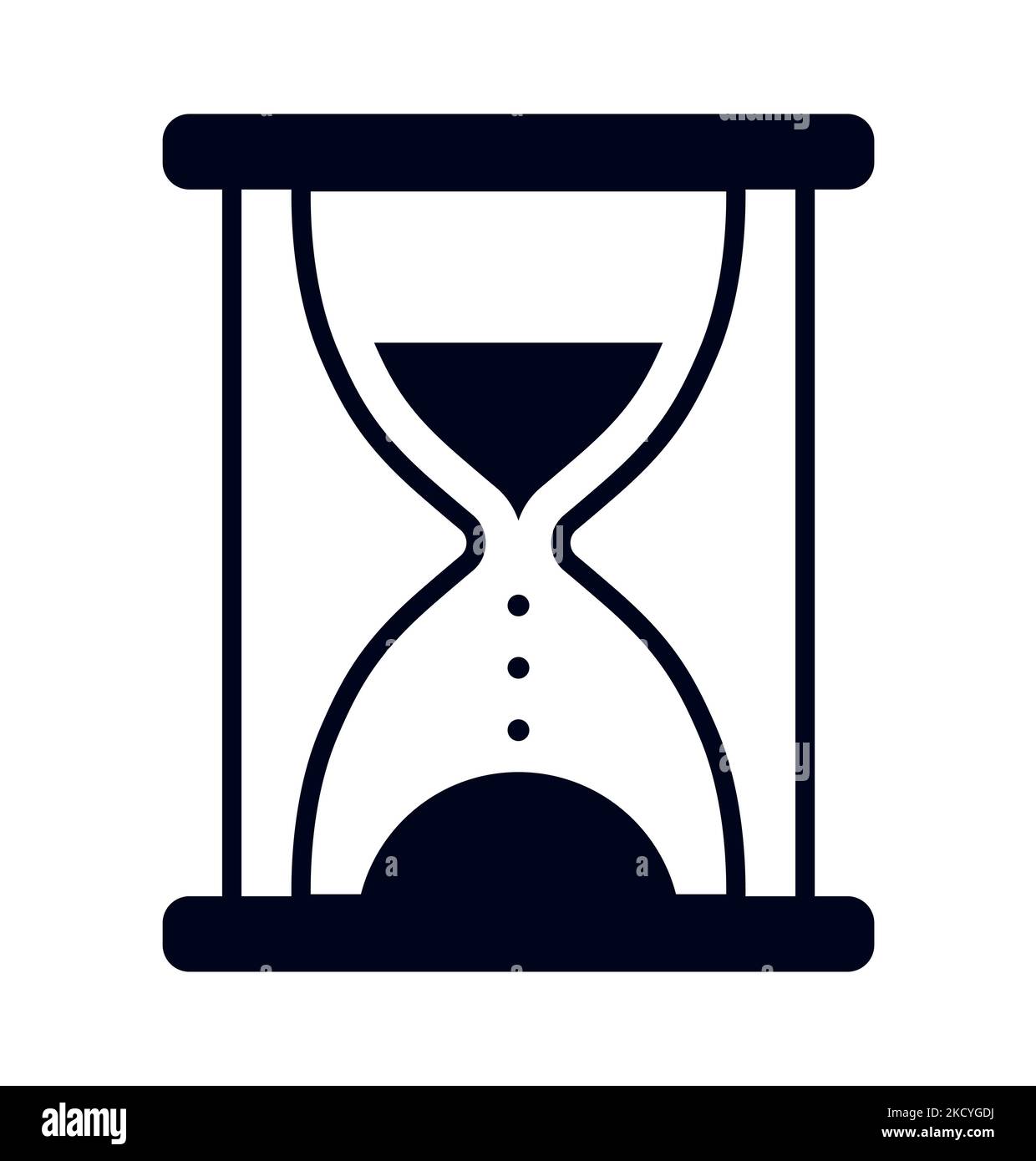 Classic Hourglass Symbol Sandglass Icon Stock Vector Image And Art Alamy 0674