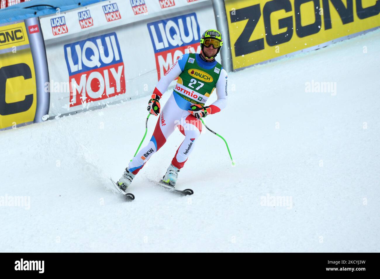 Justin Murisier Super G Bormio during the alpine ski race 2021 FIS Ski