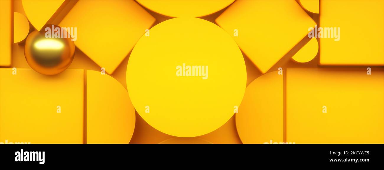 Abstract 3d render, modern background design with geometric shapes ...