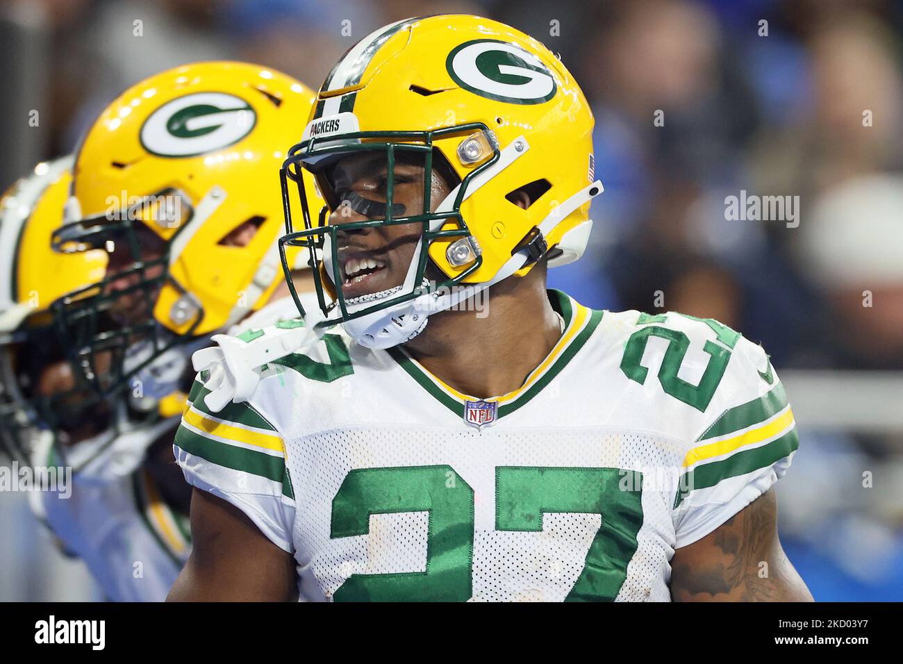 Green bay packers offensive guard lucas patrick hi-res stock photography  and images - Alamy