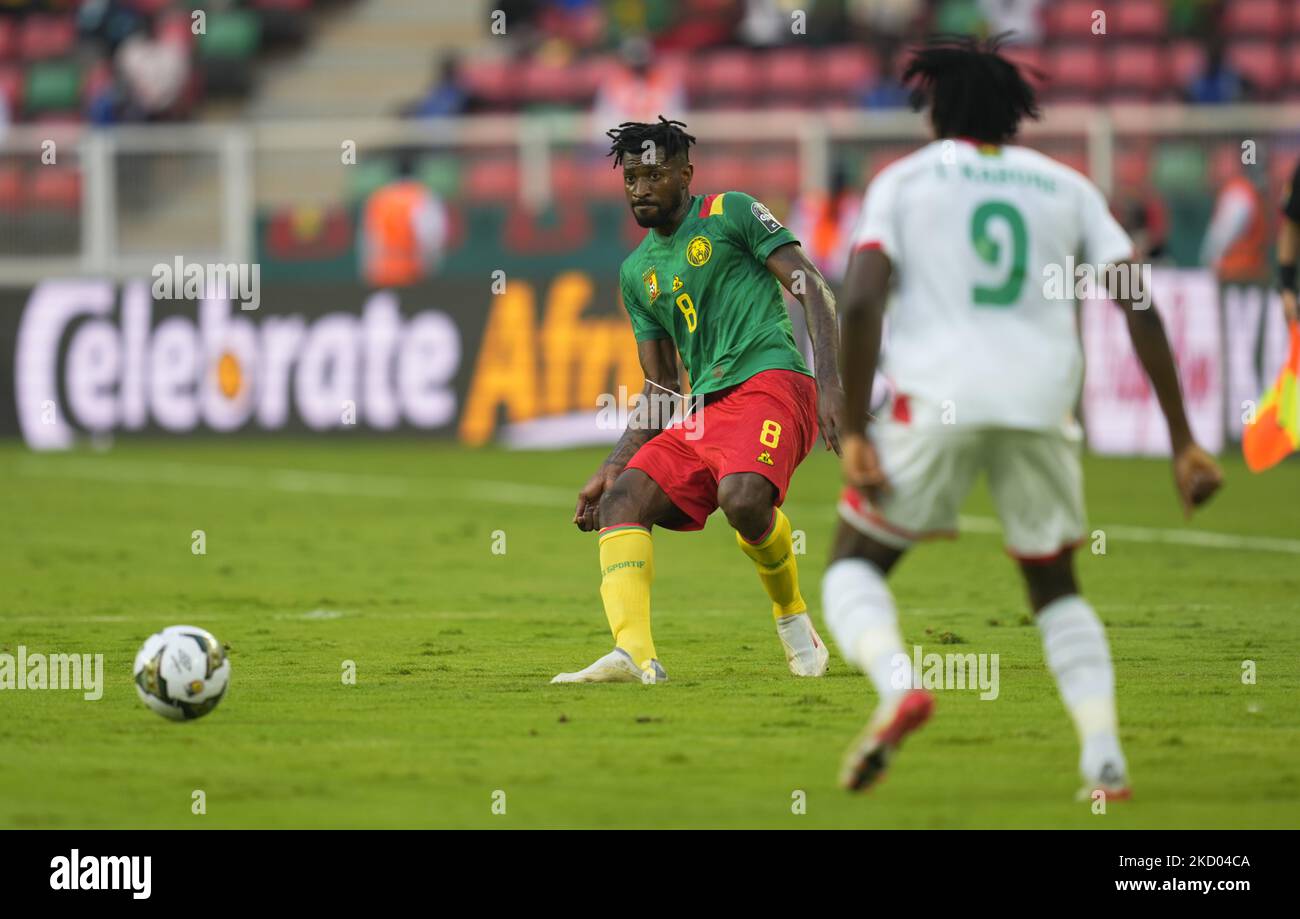 AndréFrank Zambo Anguissa of Cameroon during Cameroon against Burkina