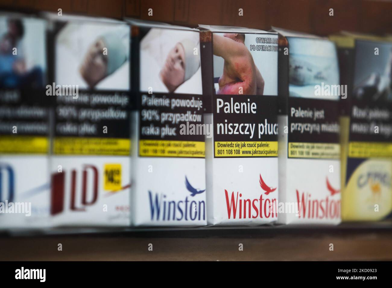 where can you buy cigarettes in poland Cigarette kiosk krakow poland hi-res stock photography and images