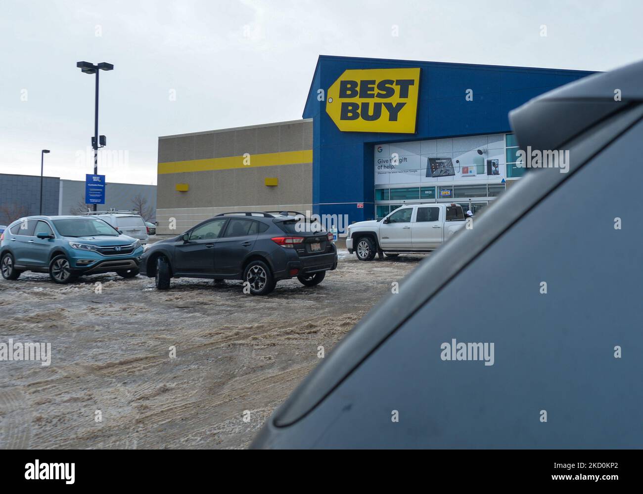 Montreal, Canada - April 6, 2020: Bestbuy gift card on a white background.  Best Buy is an American multinational consumer electronics retailer headqua  Stock Photo - Alamy