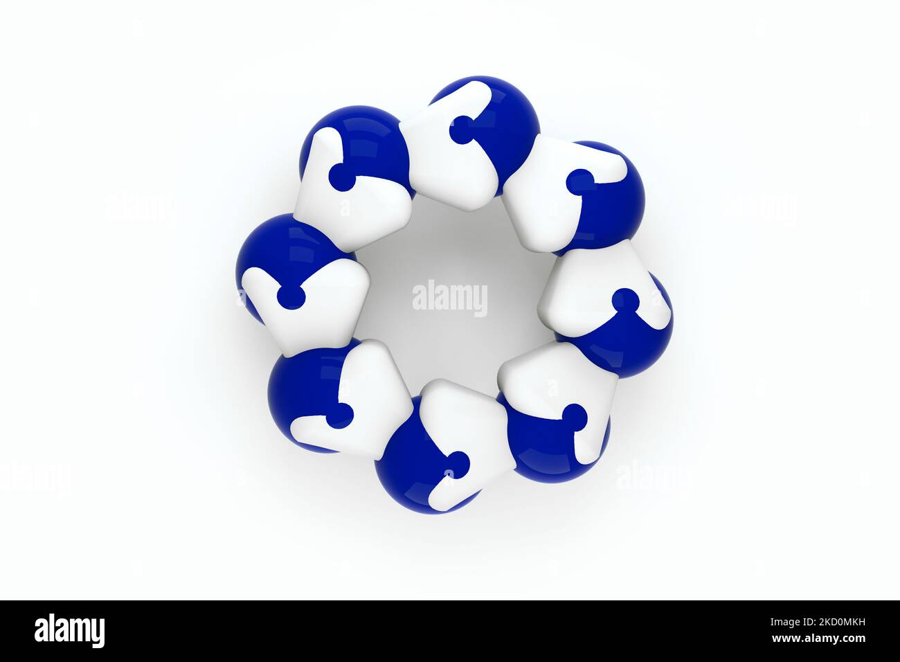 modertn tehnological ghrapic element, 3d render Stock Photo