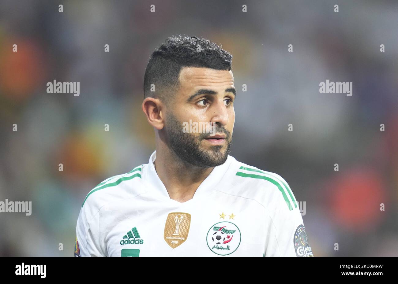 Riyad Mahrez (captain) of Algeria during Algeria versus Equatorial ...