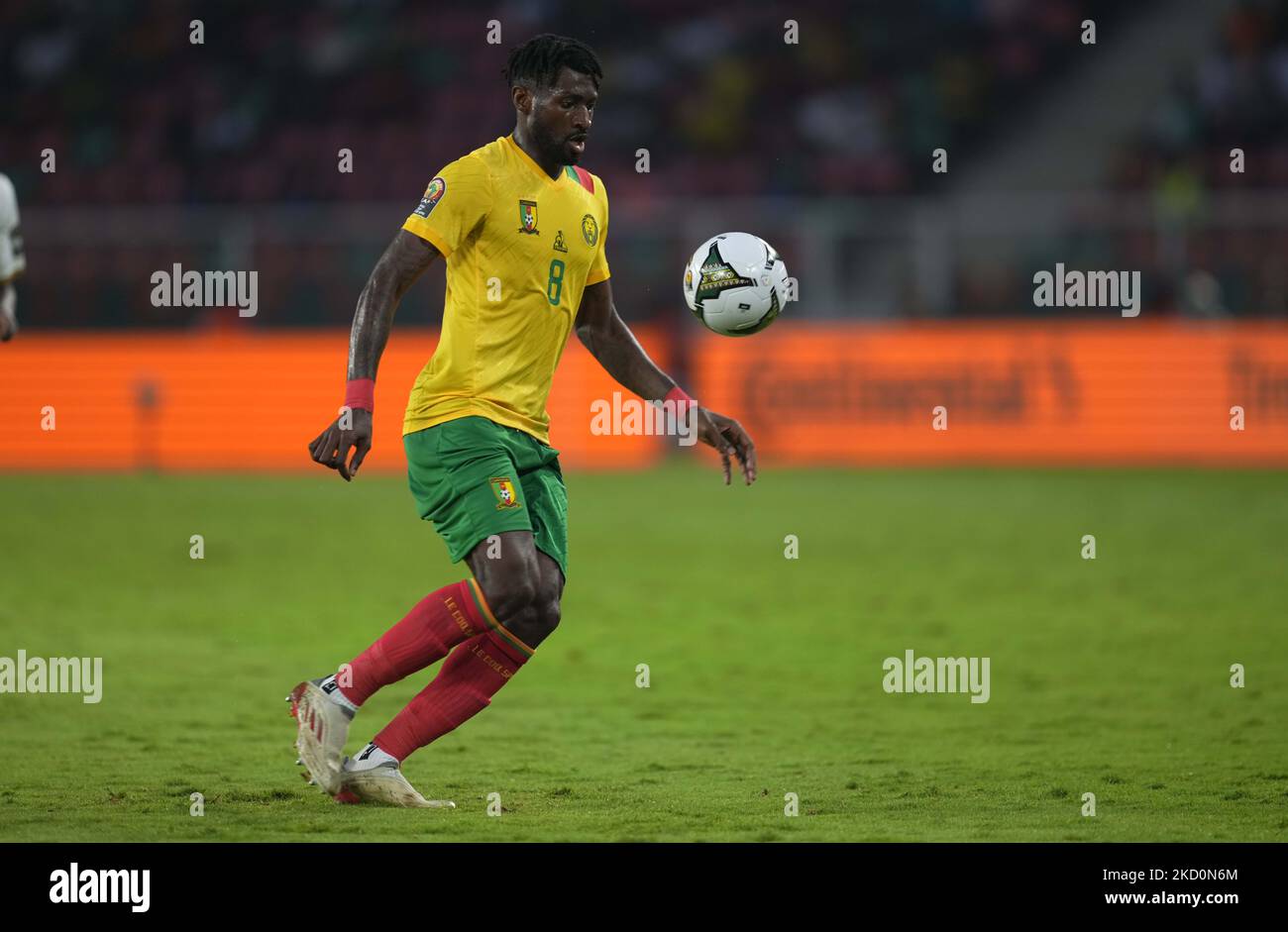 André-Frank Zambo Anguissa of Cameroon during Cameroun versus Cap Verde ...