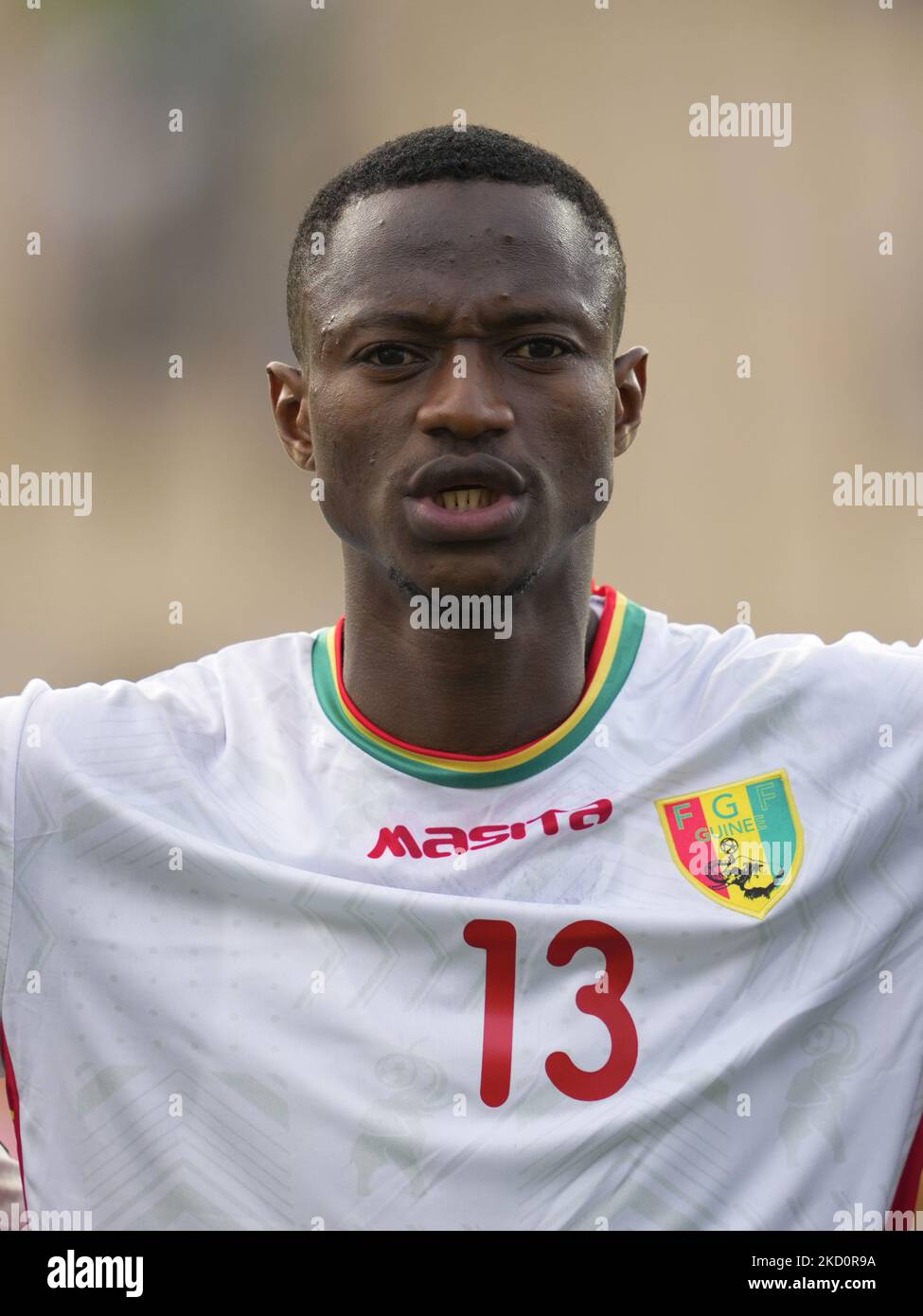 Mohamed Ali Camara of Guinea during Guinea versus Zimbabwe , African