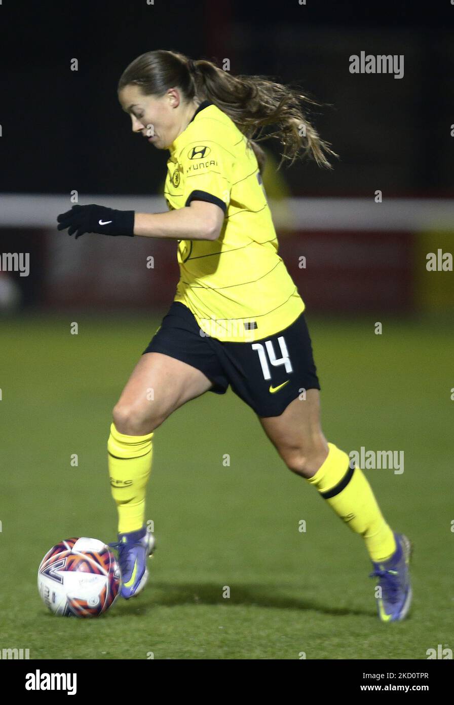 Chelsea Women Fran Kirby during FA Women's Continental League Cup Quarter Final between West Ham United Women and ChelseaWomen, at The Chigwell Construction Stadium on 19th January , 2022 in Dagenham, England (Photo by Action Foto Sport/NurPhoto) Stock Photo