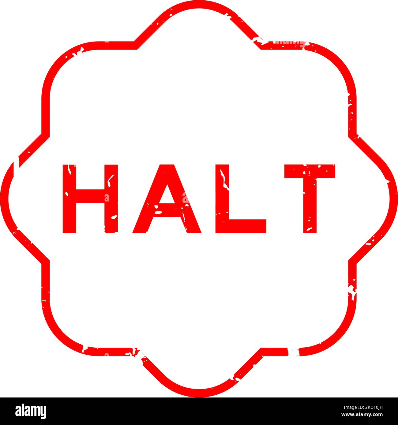 Halt project Stock Vector Images - Alamy