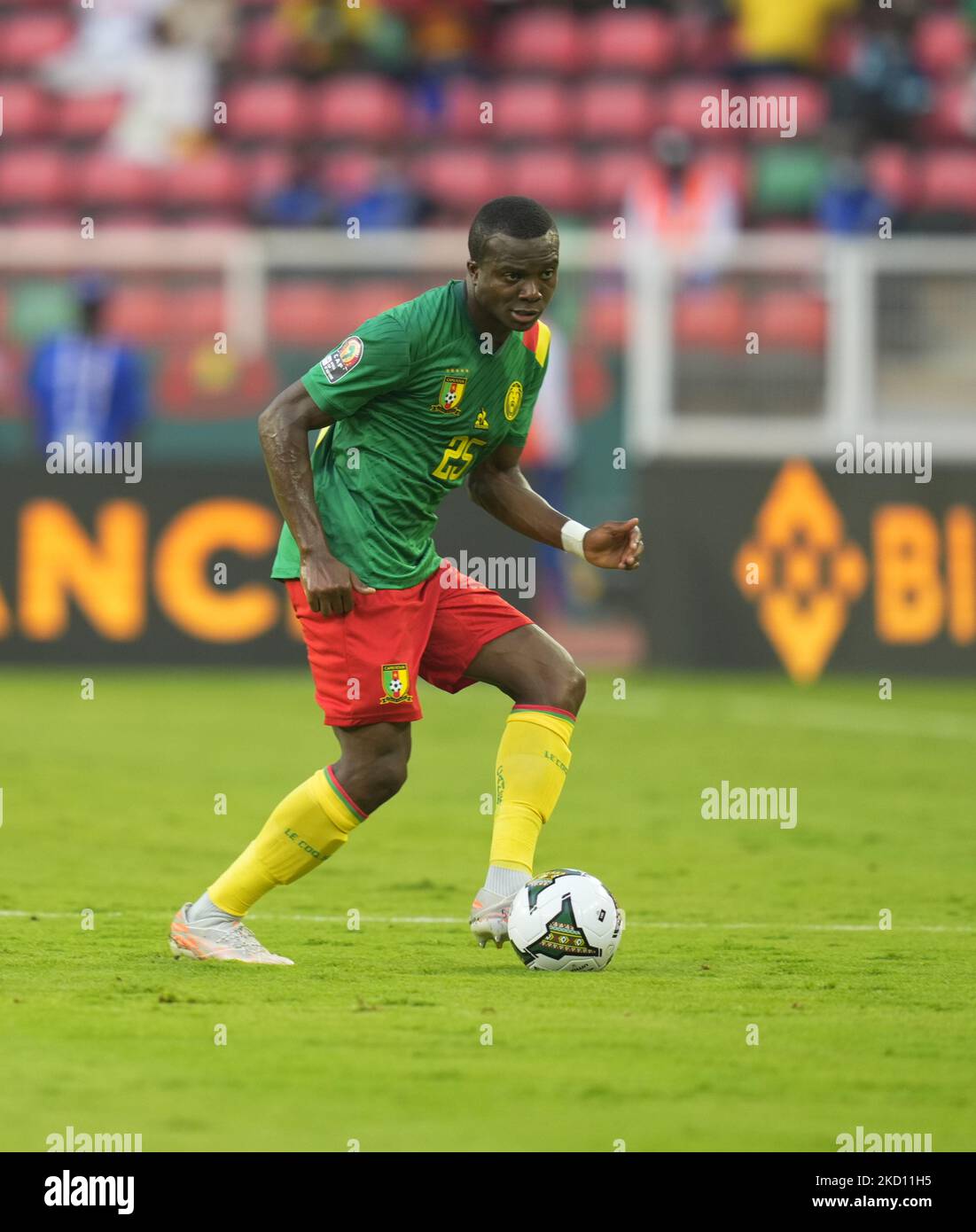 Nouhou Tolo of Cameroon during Cameroon against Burkina Faso, African 