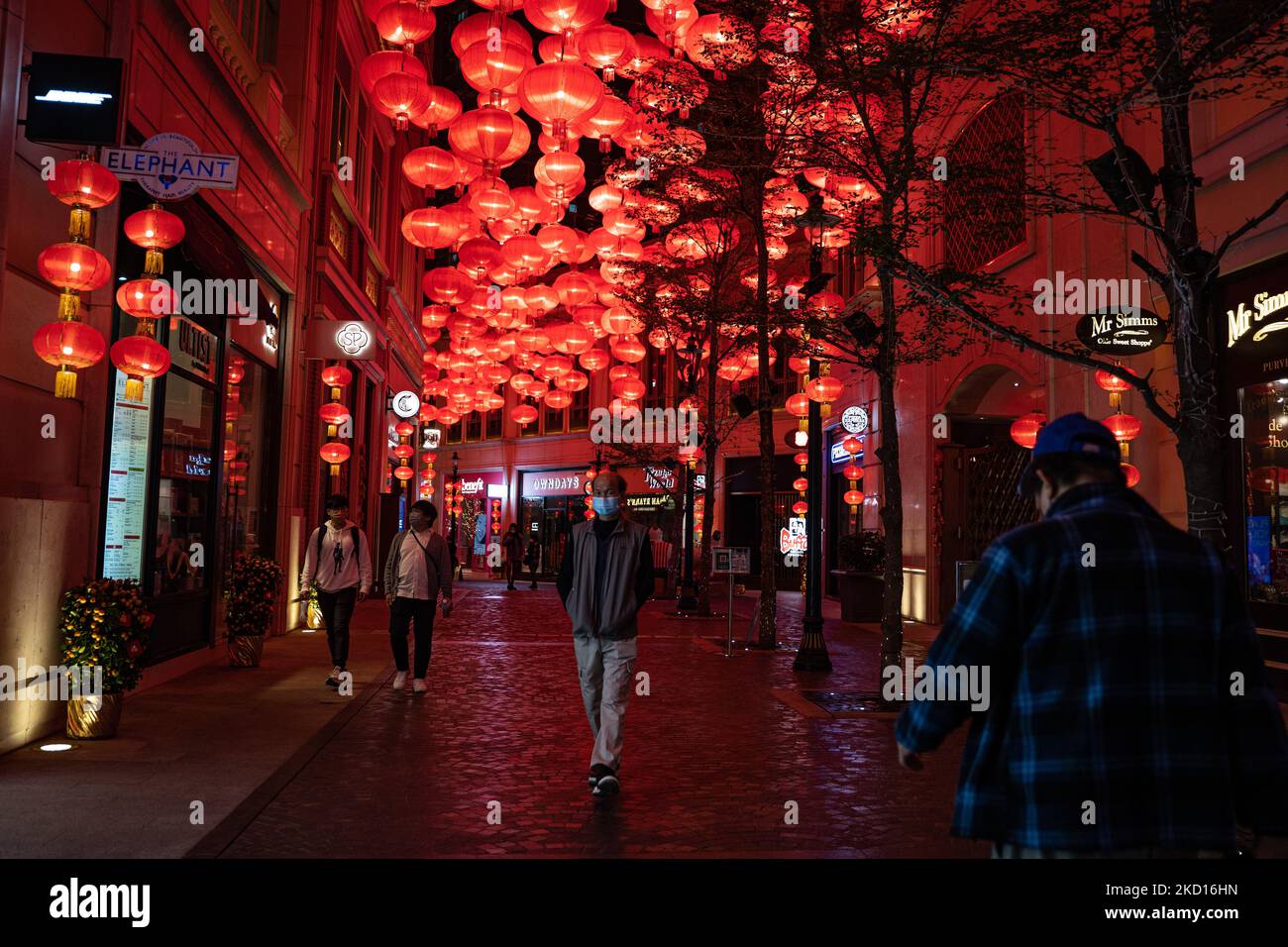 On January 24, 2022, in Hong Kong, on the eve of the Chinese Lunar New