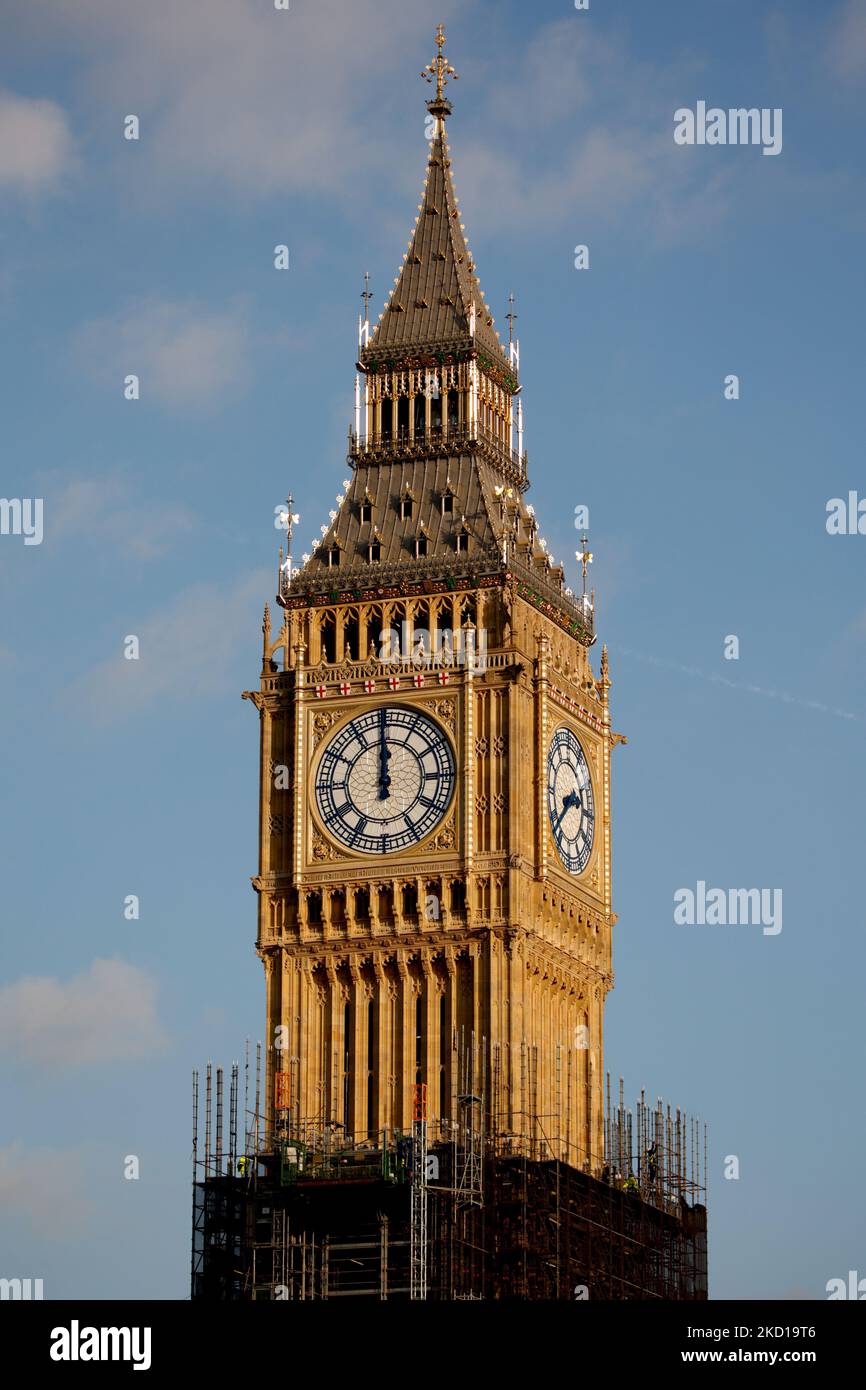 The Elizabeth Tower of the Houses of Parliament, commonly known as Big ...