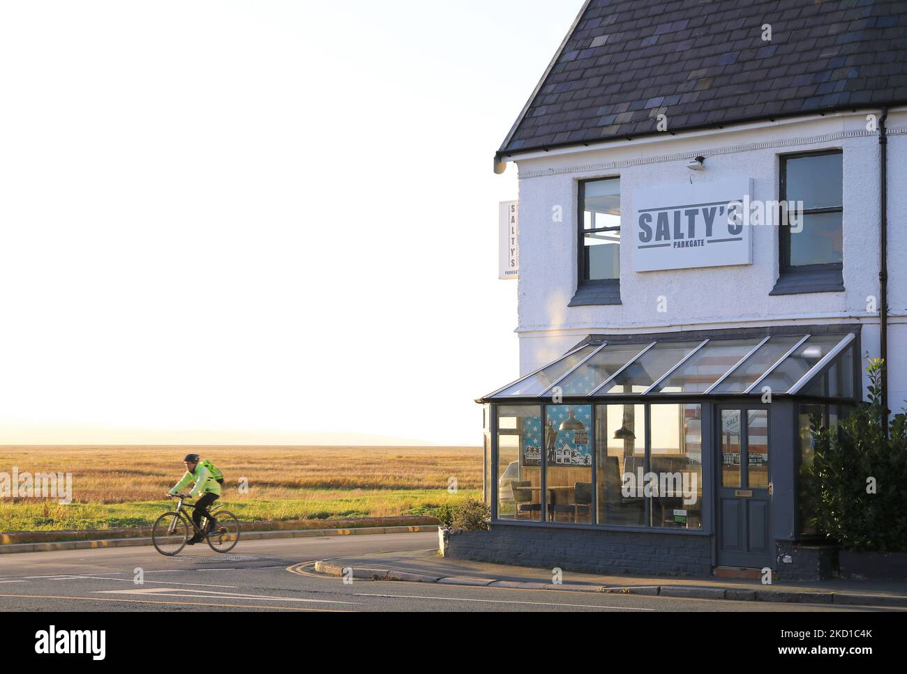 Pretty Parkgate, a village on the Wirral Peninsular in Cheshire, on the