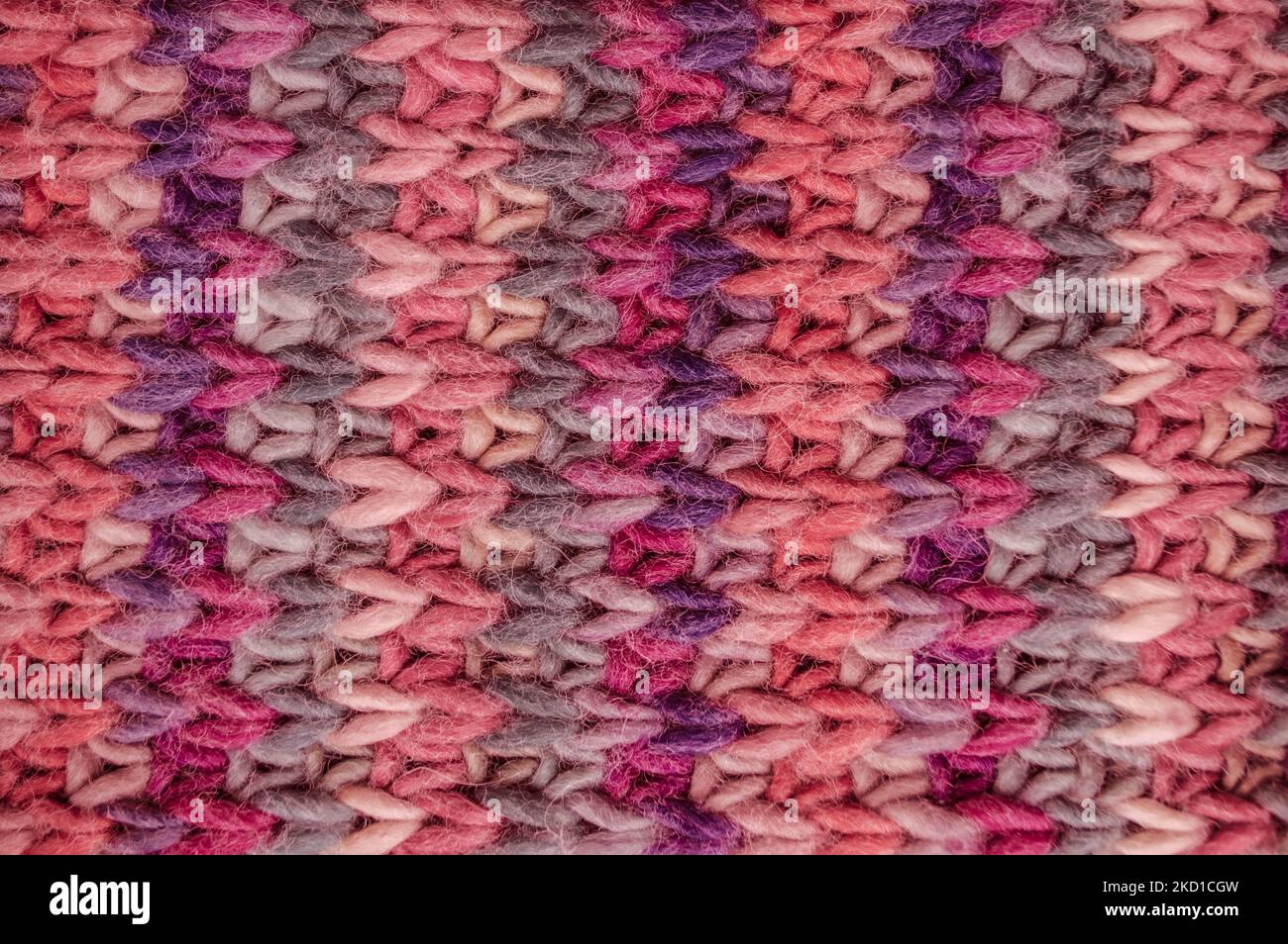 Handmade knitted background with detail wool threads Stock Photo - Alamy
