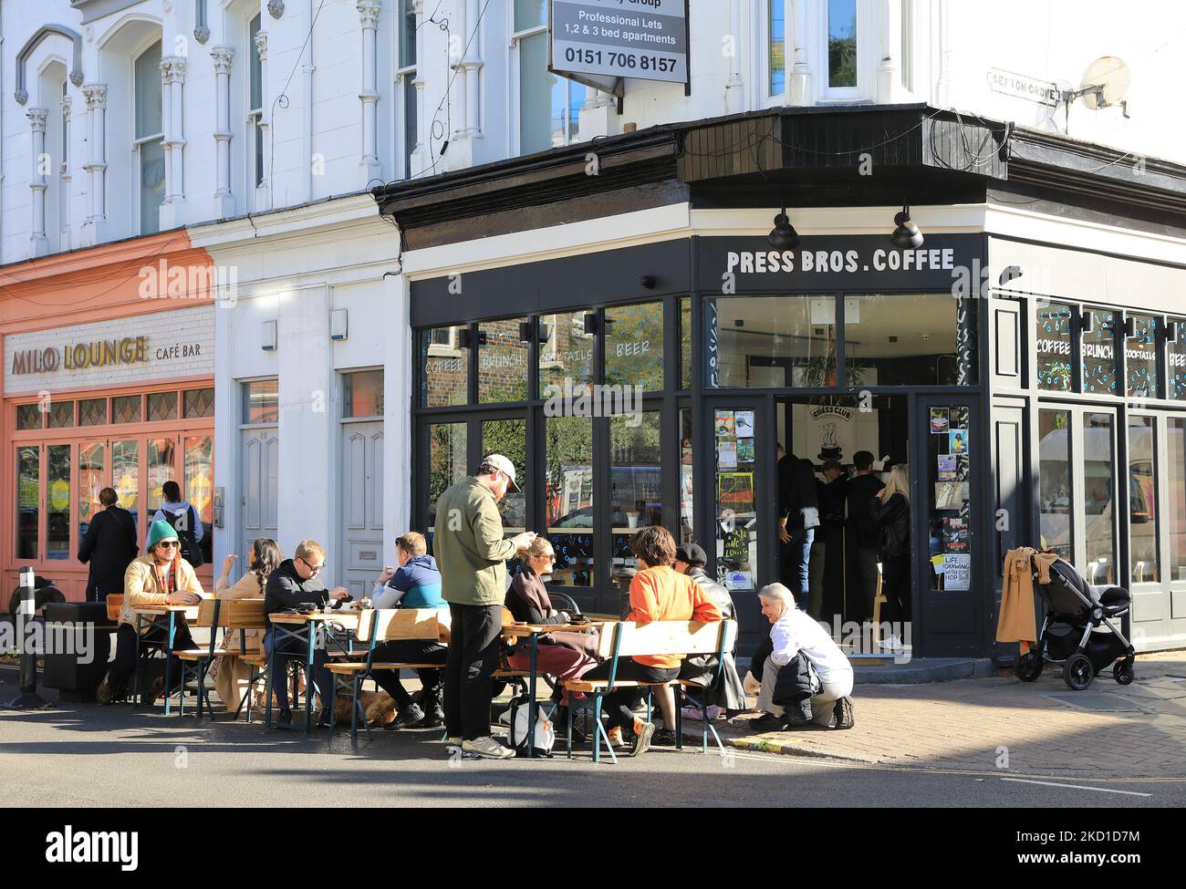 Press bros coffee hires stock photography and images Alamy