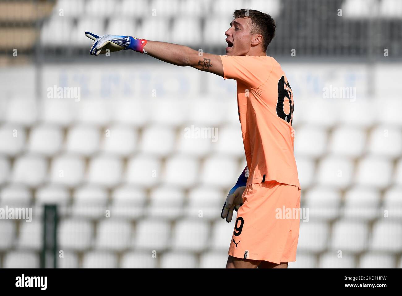 Head Coach of AC Milan U19 looks during the Primavera 1 match between  News Photo - Getty Images