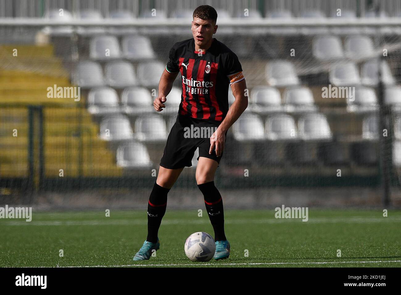 Andrei Coubis of AC Milan U19 in action during the Primavera 1 match  News Photo - Getty Images