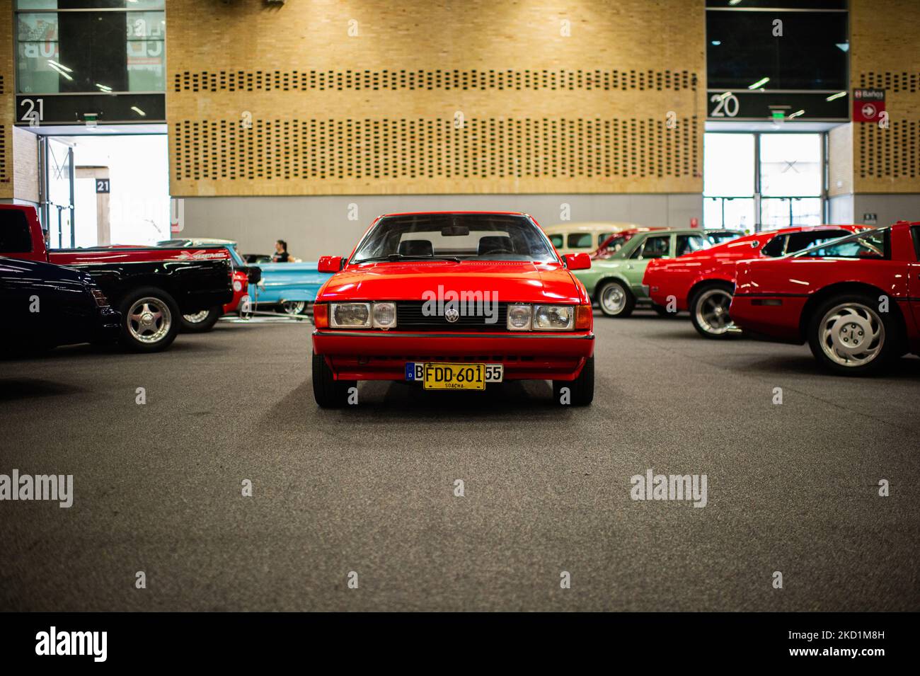 Classic, muscle and performance cars are seen in display during the MCM