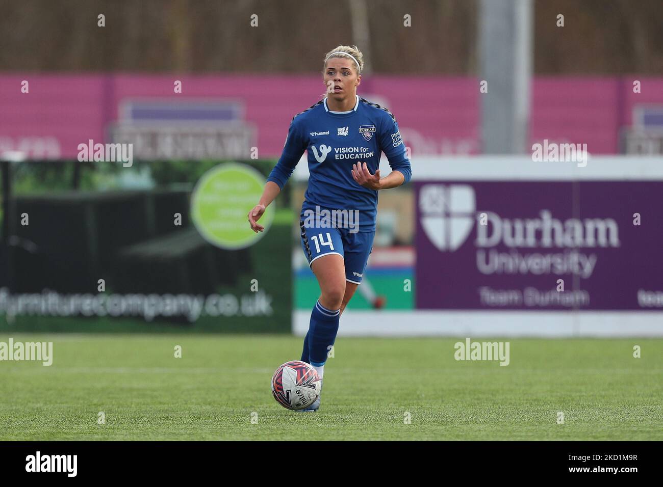 Castle Rovers Fc during the Women's FA Cup 4th Round tie between Durham Women FC and ...