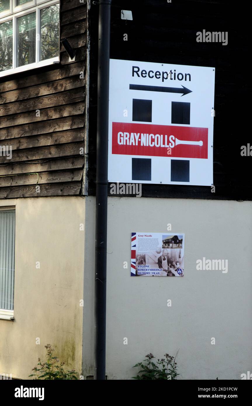 Outside of the GraysNicholls cricket bat headquarters and factory in