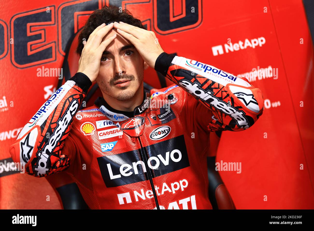 Ducati moto gp hires stock photography