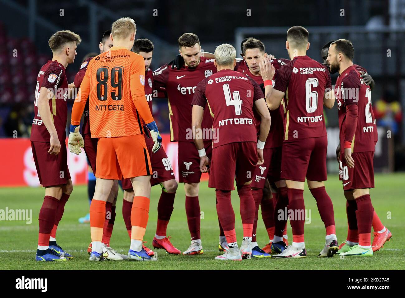 Evgeniy Shlyakov in action during CFR Cluj vs UTA Arad, Romanian Liga  News Photo - Getty Images