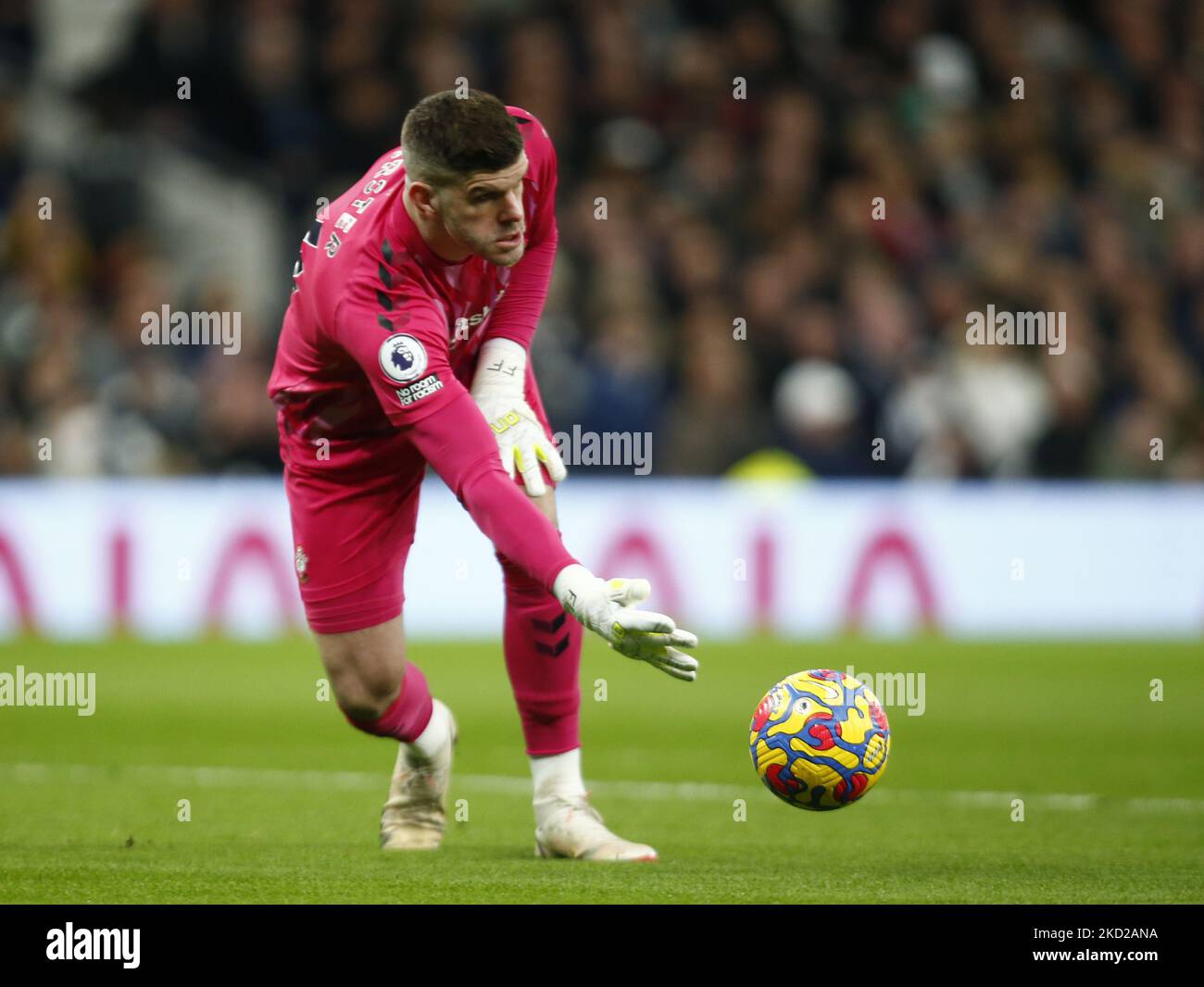 Southampton's Fraser Forster during Premier League between Tottenham