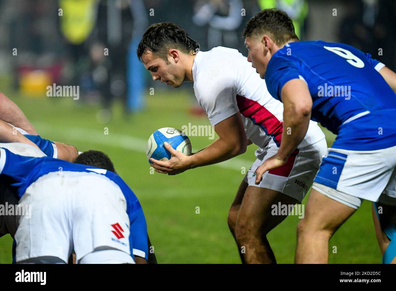 Matty Jones (England) introducing in the scrum during the Rugby Six ...