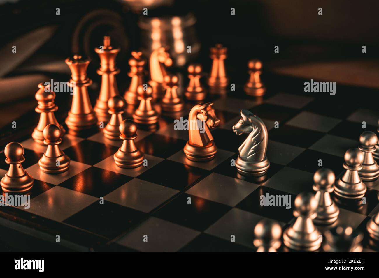 Chess setup hi-res stock photography and images - Alamy