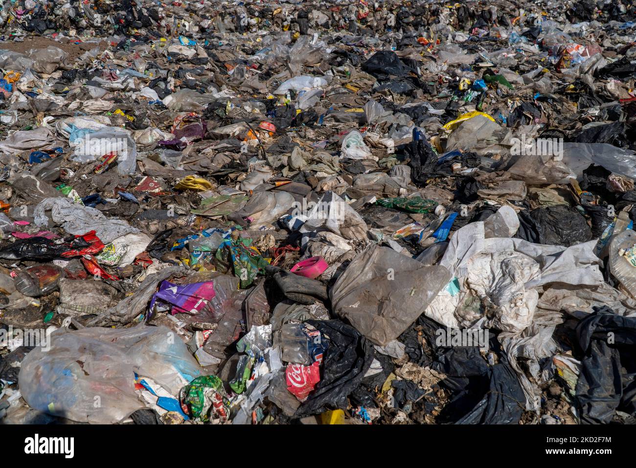 The dumping ground for garbage that can't be recycled Stock Photo Alamy