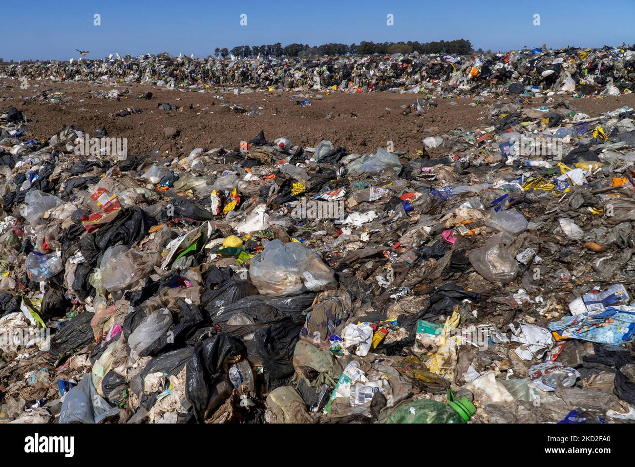 The dumping ground for garbage that can't be recycled Stock Photo Alamy